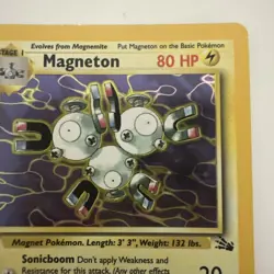 Pokemon Magneton 11/62 Fossil Holo NM - Image 3