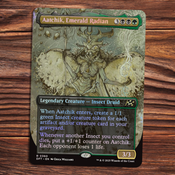Aatchik, Emerald Radian - FOIL - Aetherdrift - Magic the Gathering - Image 1