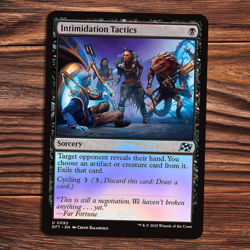 Intimidation Tactics - FOIL - Aetherdrift - Magic the Gathering - Image 1