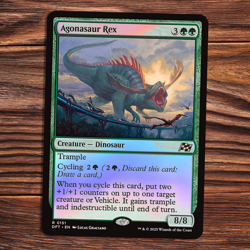 Agonasaur Rex - FOIL - Aetherdrift - Magic the Gathering - Image 1