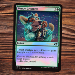 Bestow Greatness - FOIL - Aetherdrift - Magic the Gathering - Image 1