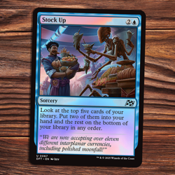 Stock Up - FOIL - Aetherdrift - Magic the Gathering - Image 1