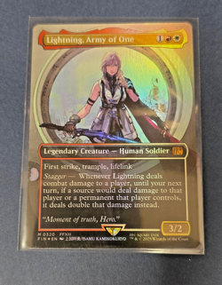 Lightning, Army of One Foil (Borderless) (0320) Final Fantasy MTG - Image 1