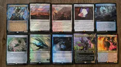 MTG Magic the Gathering Collection Lot 100 Rares/Mythics w/ 10 Foils NM #99 - Image 1