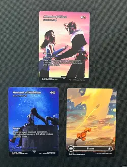 Lot of Magic: The Gathering / Final Fantasy - (3) Boarderless Cards - Image 1