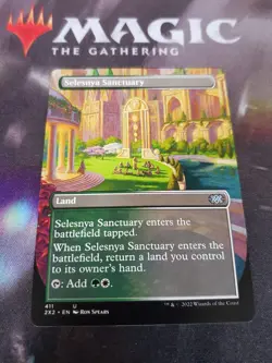 Mtg. Selesnya Sanctuary. Borderless. Double Masters 2022. Pack Fresh - Image 1