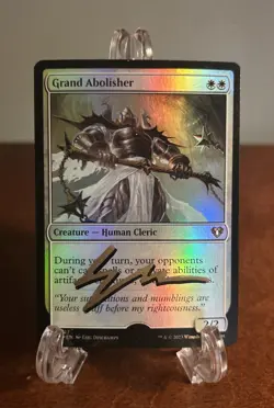 MTG Grand Abolisher Foil Signed and Sketched Eric Deschamps Artist Proof AP - Image 1