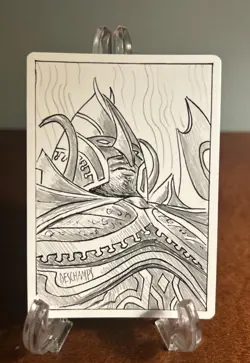 MTG Grand Abolisher Foil Signed and Sketched Eric Deschamps Artist Proof AP - Image 2