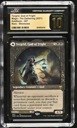 TERGRID, GOD OF FRIGHT Kaldheim Showcase Rare CGC Pristine 10 MTG EDH [NOS] - Image 1