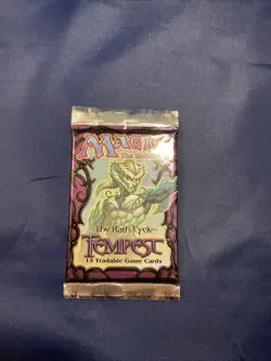 MTG: TEMPEST Sealed Booster Pack from Box - Magic - Tempest Block - English 742818065283 - Image 1