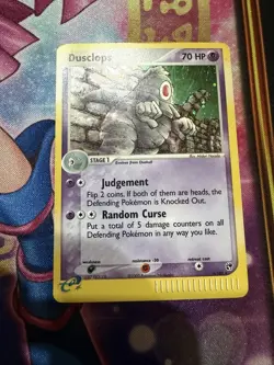 Pokemon TCG Dusclops Holo Rare Sandstorm 4/100 Heavily Played Card - Image 1