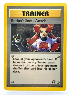 Pokemon Card - Rocket's Sneak Attack - 72/82 - Team Rocket | NON HOLO NM 🚀 - Image 1