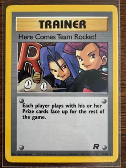 Pokemon TCG Trainer Card Here Comes Team Rocket! #71 Rare - Image 1