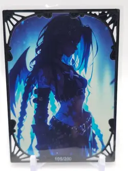 Goddess Story - Black Metal Waifu Card - Jinx - NUMBERED 105/200 - Image 2