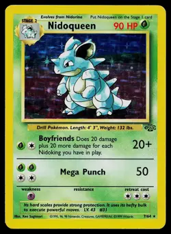Pokemon Card - Nidoqueen Jungle 7/64 Holo Rare - Image 1
