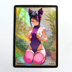 HAN JURI Waifu Anime Card LIMITED 1/1 Custom TCG Holo Goddess Story ACG T15392 - Image 1