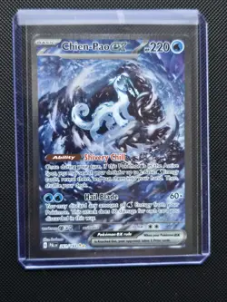 Pokemon Chien-Pao ex 261/193 Sv02: Paldea Evolved Full Art Holo SIR EX Card - Image 1
