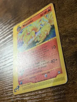 Ninetales 25/147 2002 Aquapolis Pokemon Card TCG WOTC Vintage Non Holo Rare - Image 2