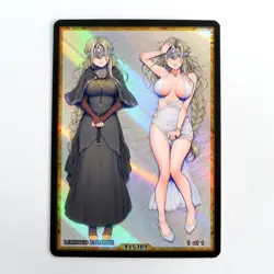 FIRE KEEPER Waifu Anime Card LIMITED 1/1 Custom TCG Holo T15389 - Image 1