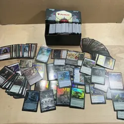 Large Magic The Gathering MTG Card Collection Lot Foils Rares Lands - Image 1