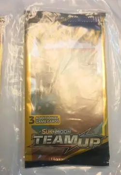 Pokemon Sun & Moon Team Up 3 Card Mini Booster Double Pack - Image 1