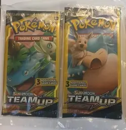 Pokemon Sun & Moon Team Up 3 Card Mini Booster Double Pack - Image 2