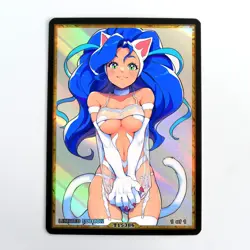 FELICIA Waifu Anime Card LIMITED 1/1 Custom TCG Holo Goddess Story ACG T15386 - Image 1