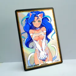 FELICIA Waifu Anime Card LIMITED 1/1 Custom TCG Holo Goddess Story ACG T15386 - Image 2