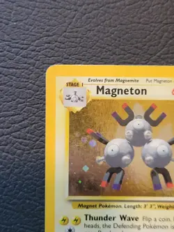 Pokemon Card Magneton 9/130 Base Set 2 Holo Rare Vintage WOTC (HP) - Image 4