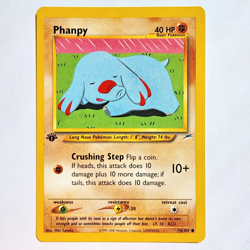 Phanpy 76/105 Pokemon TCG Neo Destiny 1st Edition NM Vintage 2002 Card - Image 2