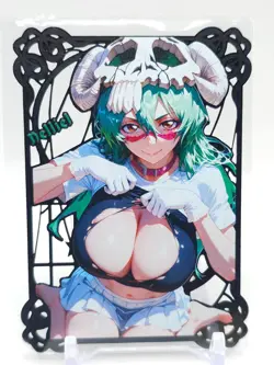 Goddess Story - Black Metal Waifu Card - Nelliel - NUMBERED 007/100 - Image 1
