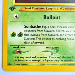 Sunkern 83/105 Pokemon TCG Neo Destiny 1st Edition NM Vintage 2002 Card - Image 5