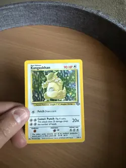 Kangaskhan Holo Rare 5/64 Jungle WOTC Vintage Pokemon Card LP Clean Display - Image 1