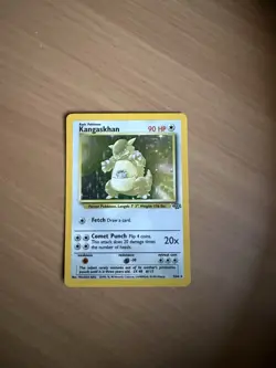Kangaskhan Holo Rare 5/64 Jungle WOTC Vintage Pokemon Card LP Clean Display - Image 3