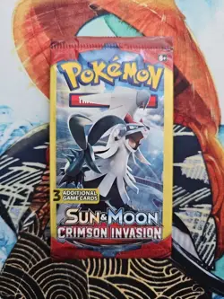 Pokemon Crimson Invasion 3 Card Mini Booster Packs Complete Art Set Lot of 4 - Image 3