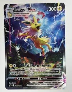 Jolteon VMAX SWSH184 Jumbo Cards Holo 2021 POKEMON Full Art Evolving Skies Box - Image 1