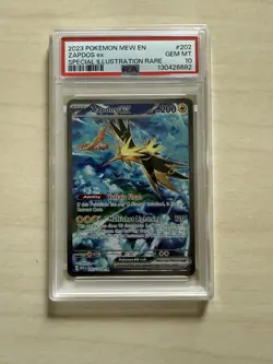 Pokemon TCG Zapdos EX 202/165 Sir S&V 151 Card PSA 10 - Image 1