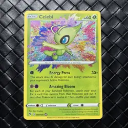 Celebi 009/185 [NM] Amazing Rare Vivid Voltage Pokemon Card - Image 1