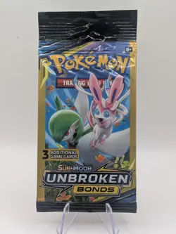 Pokemon Unbroken Bonds Gardevoir & Sylveon Art Mini Booster Pack 1 Pack 3 Cards - Image 1
