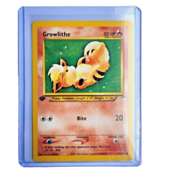 Growlithe 68/105 Pokemon TCG 1st Edition Neo Destiny NM Vintage 2002 Card - Image 1