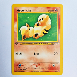 Growlithe 68/105 Pokemon TCG 1st Edition Neo Destiny NM Vintage 2002 Card - Image 2
