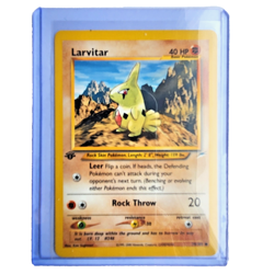 Larvitar 70/105 Pokemon TCG 1st Edition Neo Destiny NM Vintage 2002 Card - Image 1