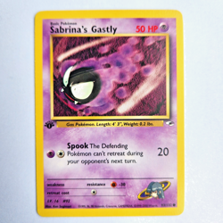 Sabrina's Gastly 93/132 Pokemon TCG Gym Heroes 1st Edition NM Vintage 2000 Card - Image 2