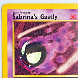 Sabrina's Gastly 93/132 Pokemon TCG Gym Heroes 1st Edition NM Vintage 2000 Card - Image 3