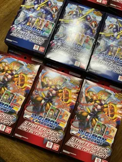 Digimon Hero of Hope Starter X3 Deck Card Game New Free Protector Of Light X6 - Image 2