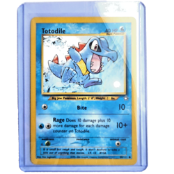 Totodile 80/111 Pokemon TCG Neo Genesis NM Vintage 2000 Card - Image 1