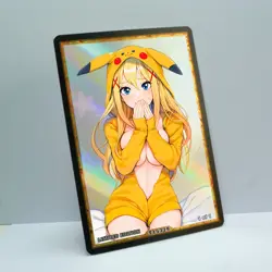 DARKNESS Waifu Anime Card LIMITED 1/1 Custom TCG Holo Goddess Story ACG T15379 - Image 2