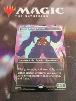 Mtg. Krang, Utrom Warlord. Foil Borderless. Teenage Mutant Ninja Turtles. Nm - Image 1