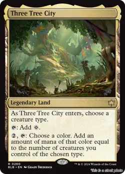 Three Tree City [BLB - 260] - MP TCG MTG - Image 1