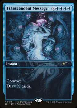 Transcendent Message [World Championship Promos] Magic MTG - Image 1